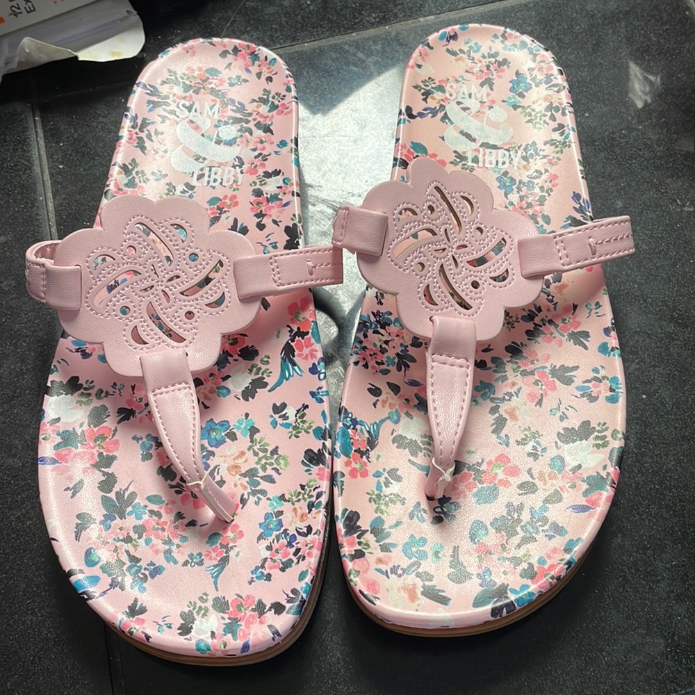 Pink sandals